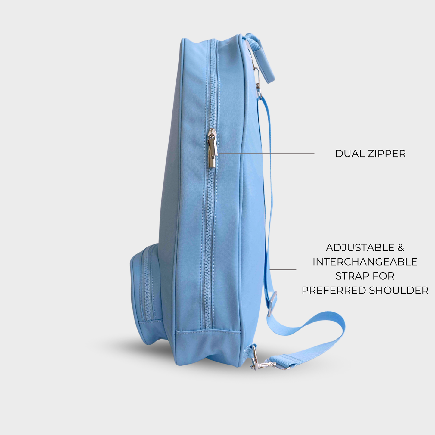 The Motto Pickleball Bag - Sky Blue