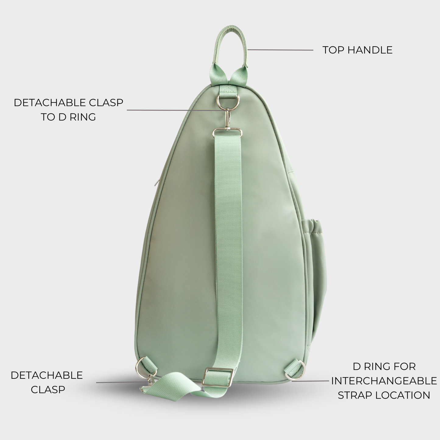 The Motto Pickleball Bag - Sage Green