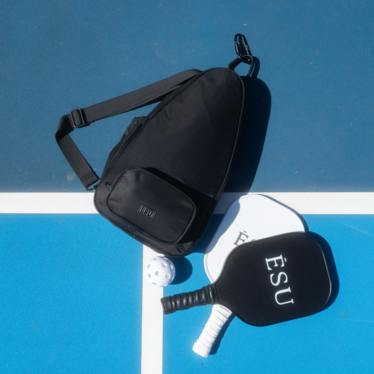 The Motto Pickleball Bag - Carbon Black