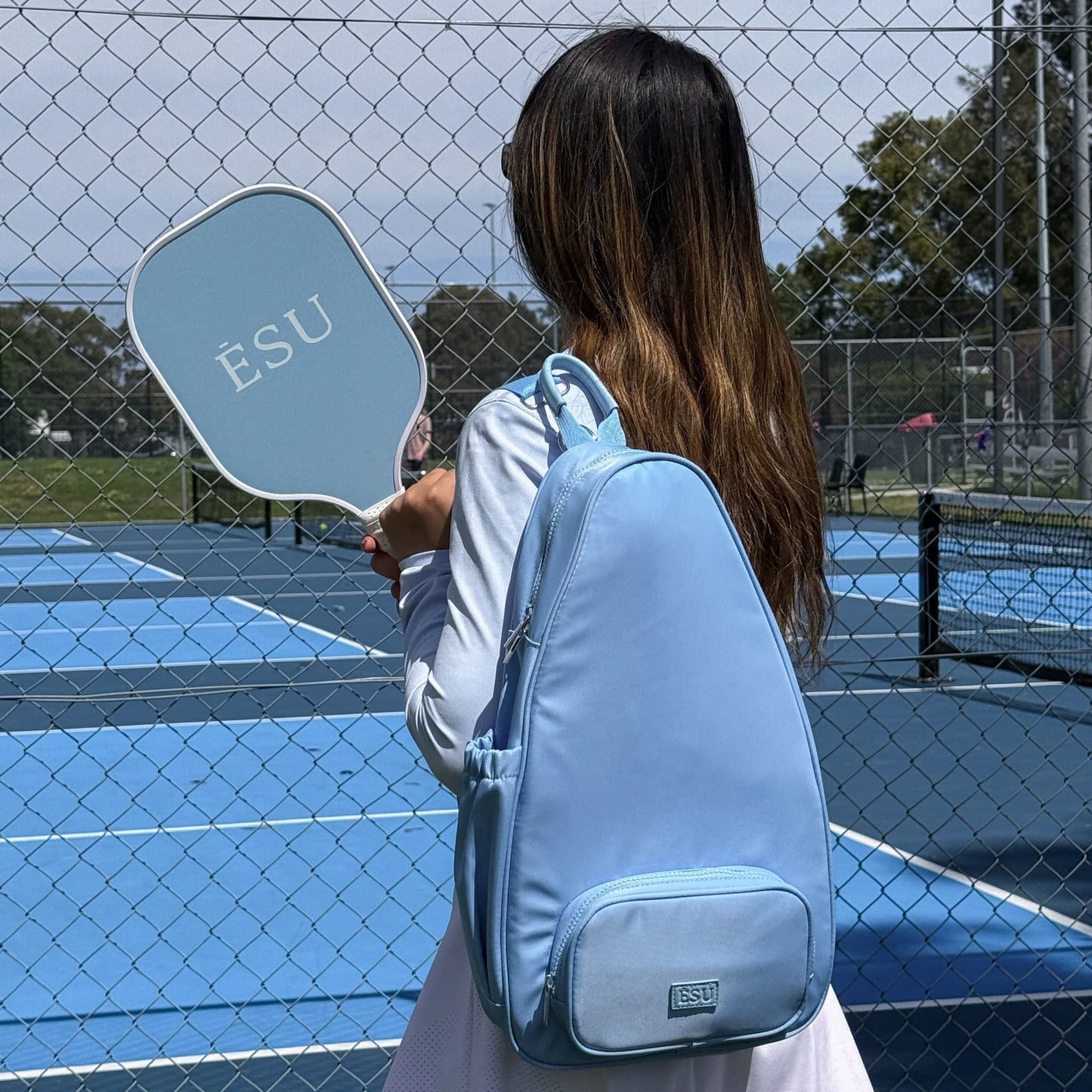 The Motto Pickleball Bag - Sky Blue