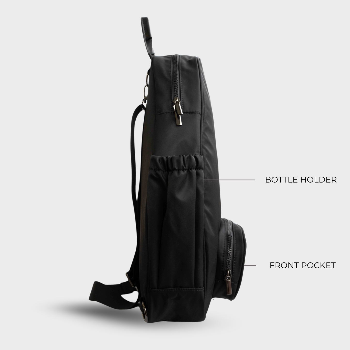 The Motto Pickleball Bag - Carbon Black