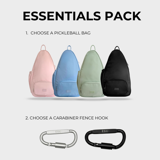 The Motto Bag & Carabiner Fence Hook Essentials Pack