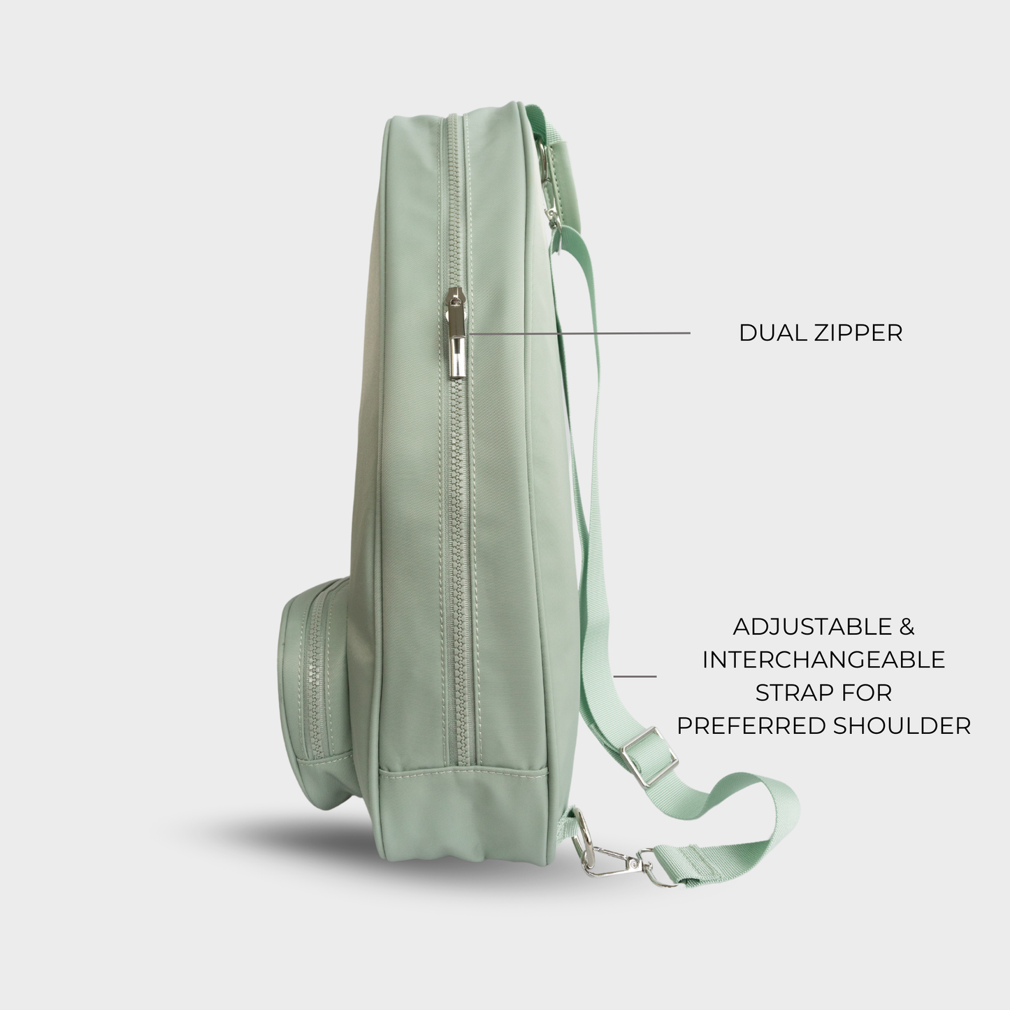 The Motto Pickleball Bag - Sage Green